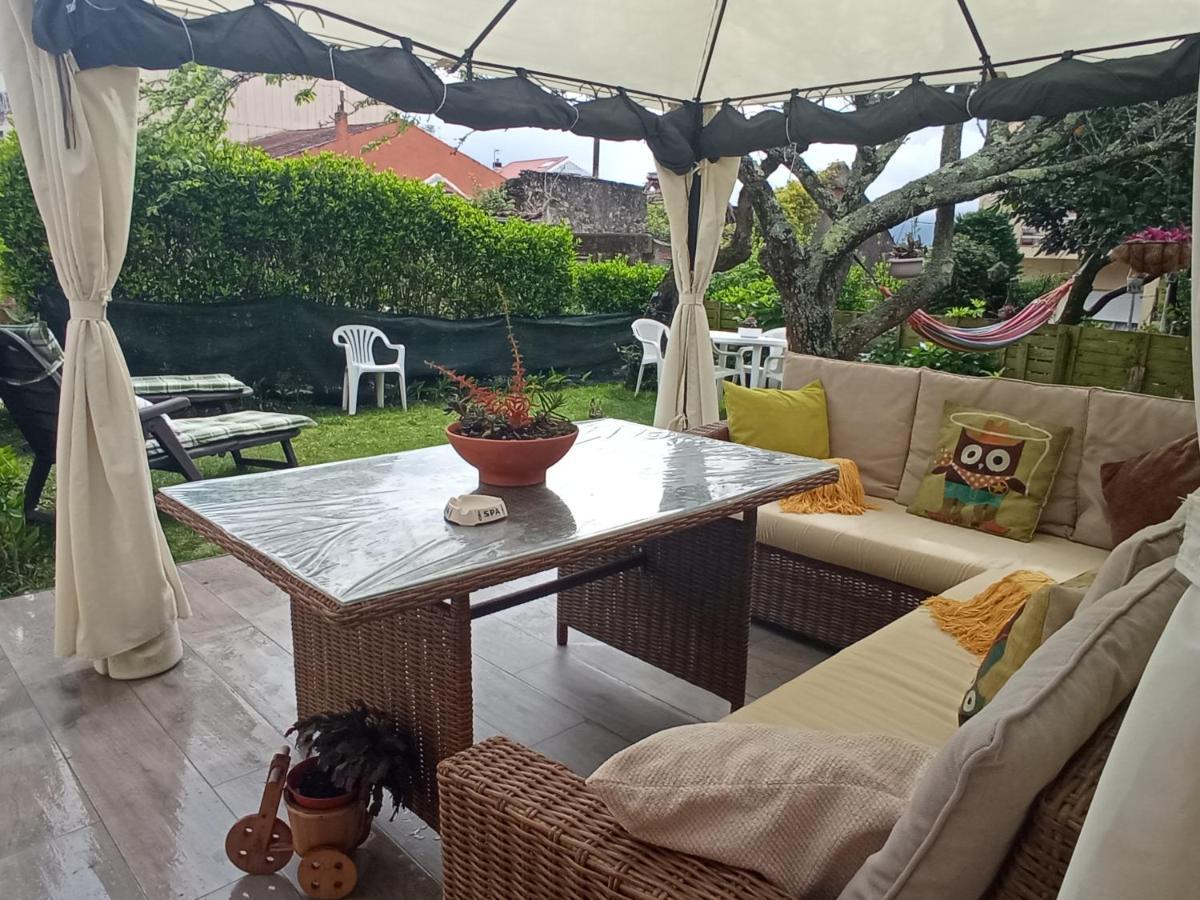Jardin, Terraza Y Barbacoa O Grove Exterior foto