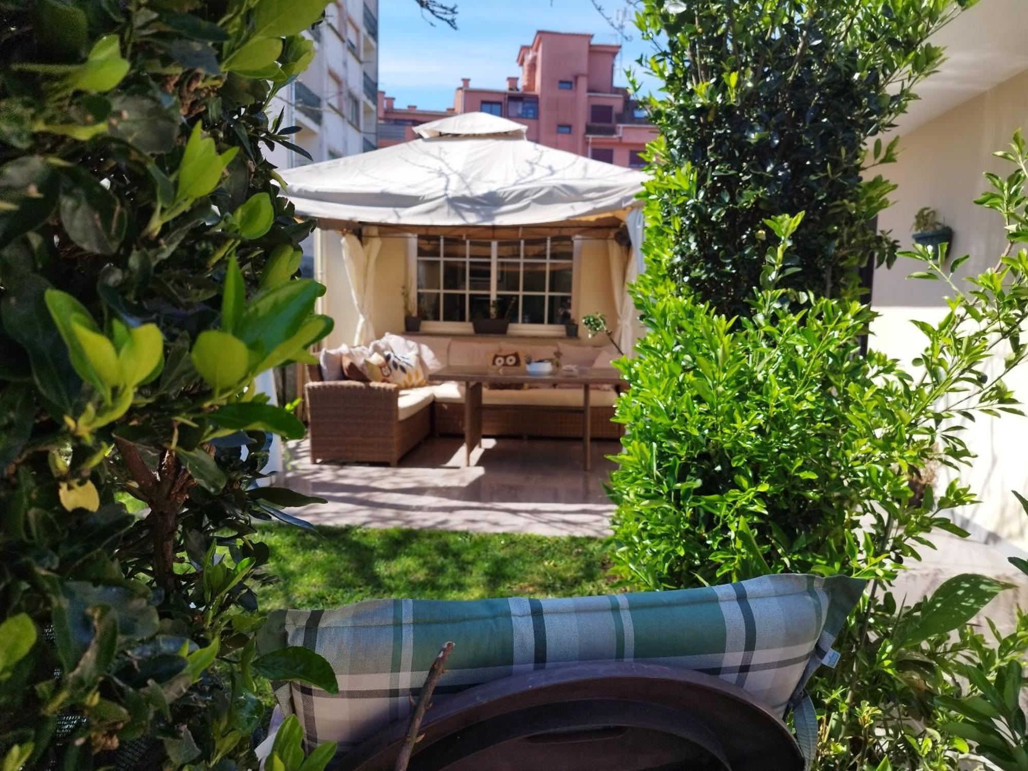 Jardin, Terraza Y Barbacoa O Grove Exterior foto