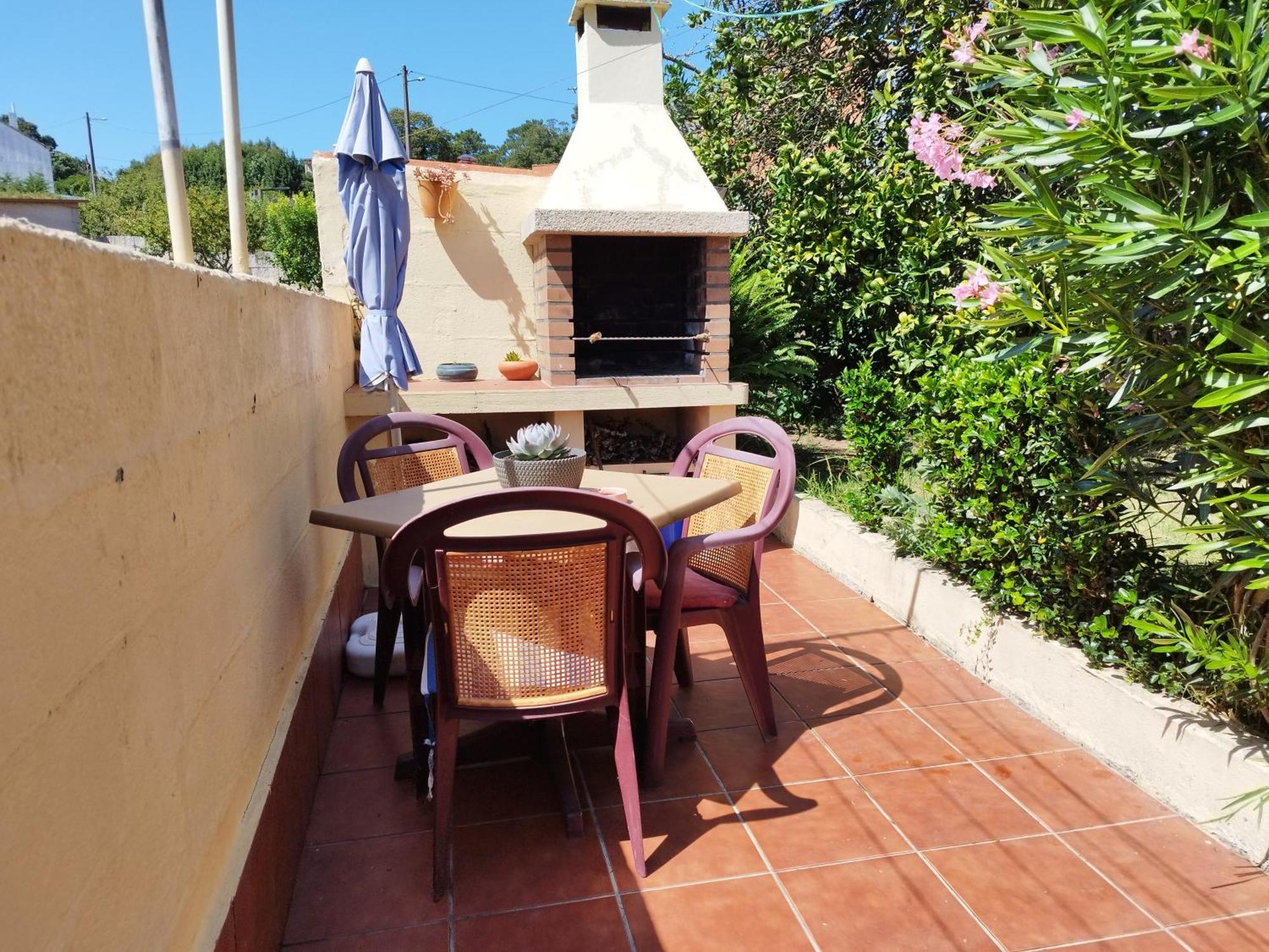 Jardin, Terraza Y Barbacoa O Grove Exterior foto