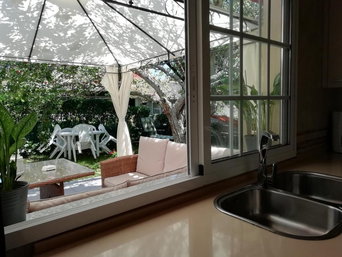Jardin, Terraza Y Barbacoa O Grove Exterior foto